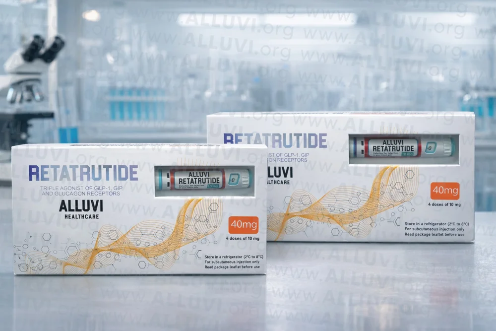 Alluvi Retatrutide 40mg (R&D Only) X 2 — official product packaging