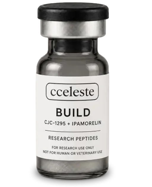 Cceleste BUILD · CJC-1295 + Ipamorelin CJC-1295 + Ipamorelin — official product packaging