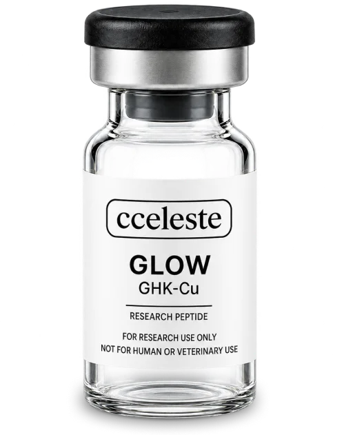 Cceleste GLOW · GHK-Cu GHK-Cu — official product packaging